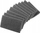Pastrues jo i endur për tuba bakri DEDRA 12H004, set 10 copë, 75x130mm