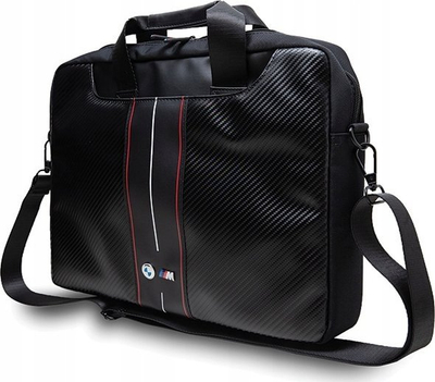 Çantë laptopi BMW Carbon Blue Stripe BMCB15COMSCAKL, 16\", e zezë