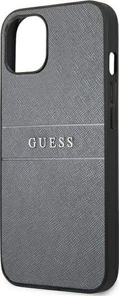 Mbulesë telefoni Guess Saffiano Strap GUHCP13SPSASBGR, për iPhone 13 mini 5.4", gri