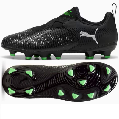 Këpucë futbolli Puma FUTURE 8 MATCH Junior, pa lidhëse, për fushë artificiale, të zeza