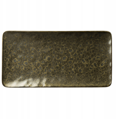 Правоаголна чинија Homms Alga Verlo, 25x13 cm, порцелан, зелена