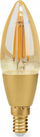 Llambë smart Nedis WIFILRF10C37, LED filament E14, 4.9W 470 lm, e artë