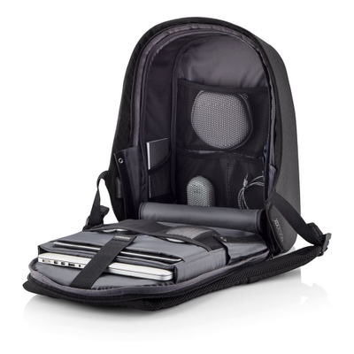 Çantë shpine XD Design Bobby Hero Small, anti-vjedhje, për laptop 13.3", e zezë