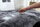 Tapet Strado Round Ombre Shaggy, 180x180 cm, poliester, gri e errët