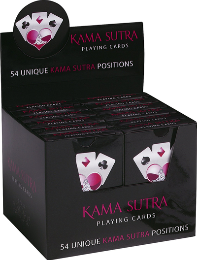 Карти за игра Tease &amp; Please Kamasutra Playing Cards, 54 карти, црна