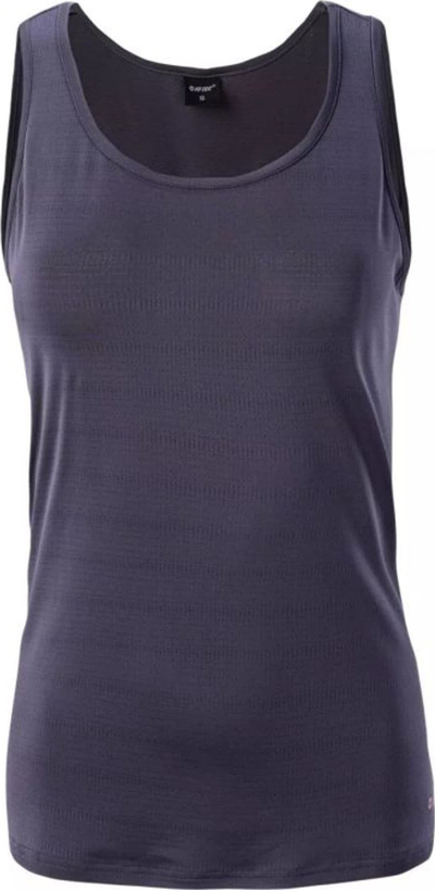 Bluzë sportive pa mëngë Hi-Tec Lady Lesu për goca, madhësia M, gri e errët