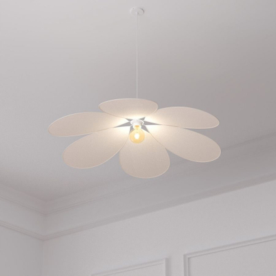 Luster varëse Atmosphera Naya, 72 cm, metal dhe pambuk, bezhë