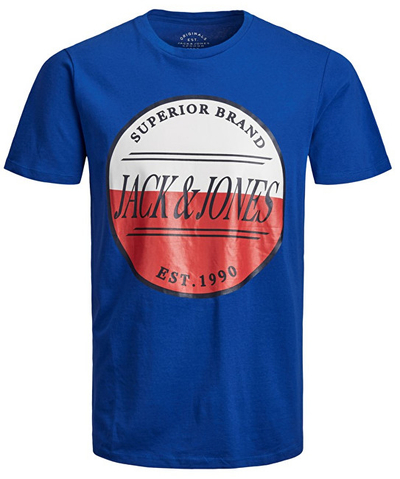Maicë Jack & Jones Jorart Brook Ss Surf the Web, e kaltër, XL