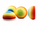 Sfungjer banje MARTINI SPA Rainbow Colour 041133, për fytyrë dhe trup, shumëngjyrësh