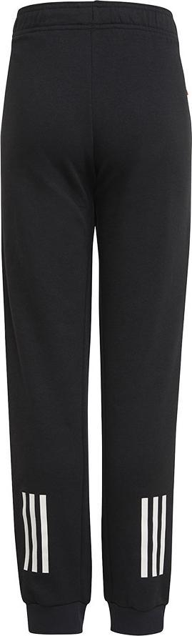 Pantallona dresi për çuna adidas XFG Zip Pocket Jr GU4326, pambuk poliestër, me bel me gomë, të zeza