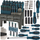 Set kaçavidash Silver EX11589, 122 pjesë, me raft organizues, blu