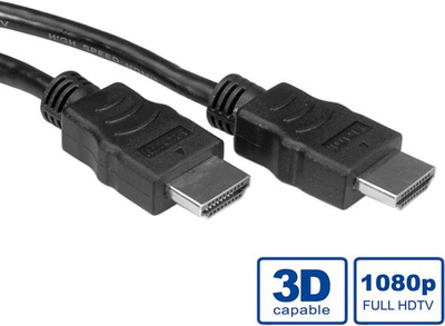 Kabllo HDMI Value (11.99.5542), 2 m, e zezë