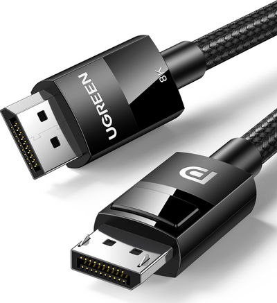 Kabllo Ugreen DisplayPort në DisplayPort, 1m, e zezë