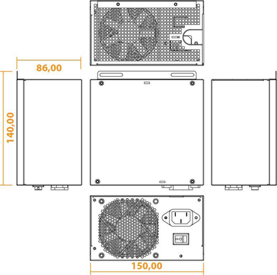 Burim energjie SeaSonic ES2 SSP-500ES2 ATX, 500W