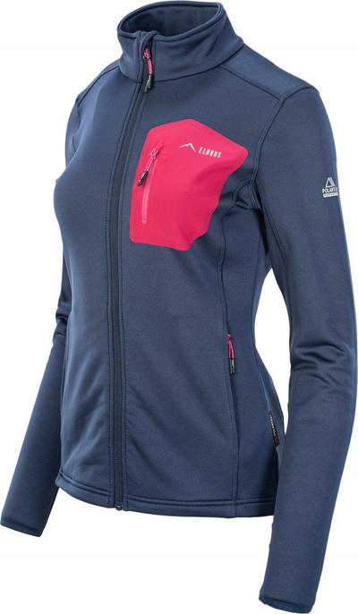 Bluza teknike Elbrus Nomi Polartec W, Power Stretch Pro, për gra, blu