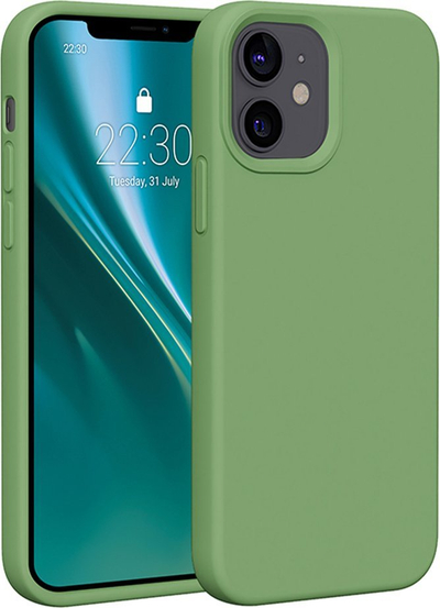 Mbështjellës Etteri Silicone Case, iPhone 12/12 Pro, i gjelbër