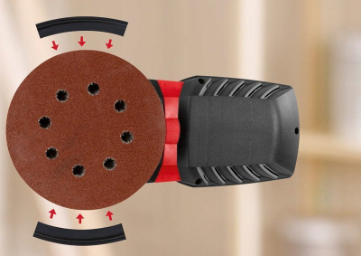 Ексцентрична шмиргла Skil 7220 AC, 250W, 125mm, црвена