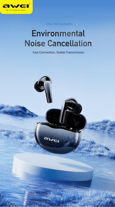 Kufje Me Bluetooth AWEI T62ENC
