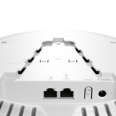 Access point tavani MikroTik cAP ax cAPGi-5HaxD2HaxD, Wi-Fi 6, dual band, i bardhë