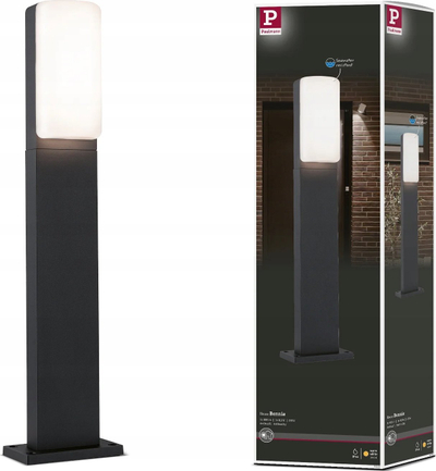 Dritë shtegu Paulmann Bonnie LED, alumin, IP44, antracit