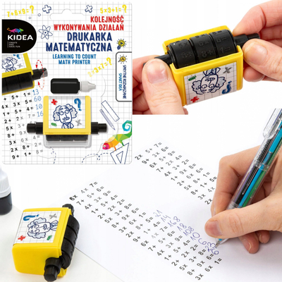 Shtypës matematikor Kidea Derform, rrotullues, për radhitjen e veprimeve