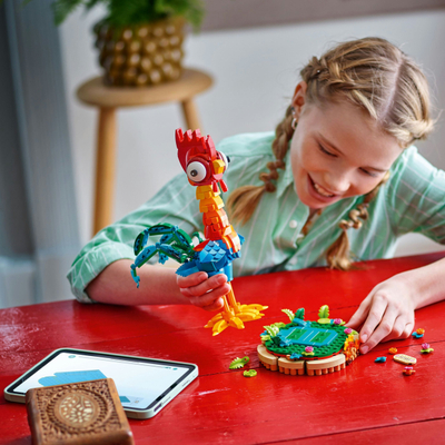Figurë dekoruese Disney Heihei Moana, për koleksion, shumëngjyrëshe