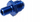 Reduktim mashkull më mashkull TurboWorks M10x1.5 AN6, alumin, blu