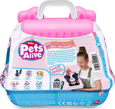 Lodër pelushi Zuru Pets Alive Puppy Rescue Surprise, 21 x 14 cm, shumëngjyrëshe