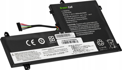 Bateri laptopi Green Cell L17C3PG1, për Lenovo Legion Y530 Y540, Li ion, e zezë