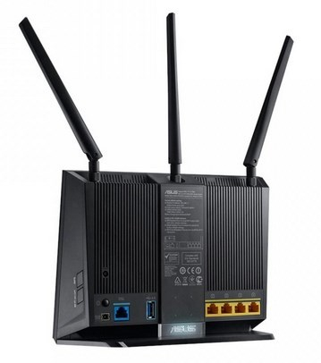 Router me modem ASUS DSL-AC68U, Dual Band, AC1900, i zi