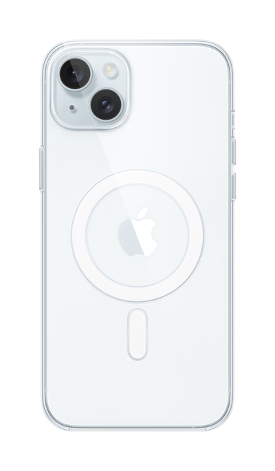 Маска Apple за iPhone 15 Plus Clear Case со MagSafe
