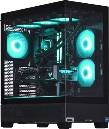 PC gaming Actina i7-14700KF, 32GB RAM, RTX 4080 SUPER, 1TB SSD, kullë MIDI Tower e zezë
