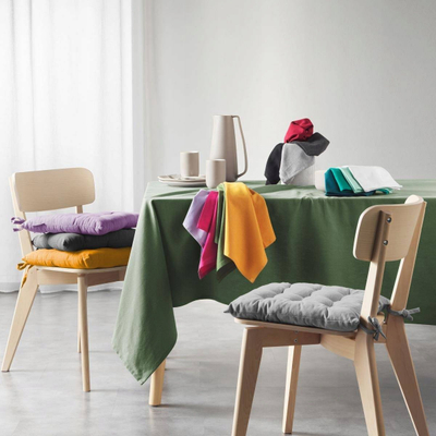 Peceta prej cope Douceur d'intérieur Fabric Napkins Recycled Cotton, set 3 copë, pambuk i ricikluar, 40 x 40 cm