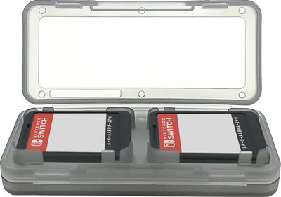 Etui për lojëra MARIGames SB4975, për 2 lojëra Nintendo Switch, i zi