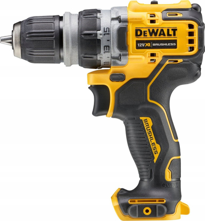 Stërvitëse kaçavidë Dewalt DCD703NT, 12V, brushless, e verdhë