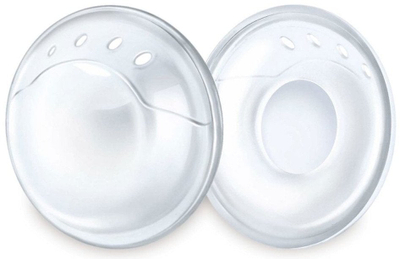 Kupa mbrojtëse për gjoks Chicco Breast Shells, 2 copë, për me dhon qumësht gjiri, transparente