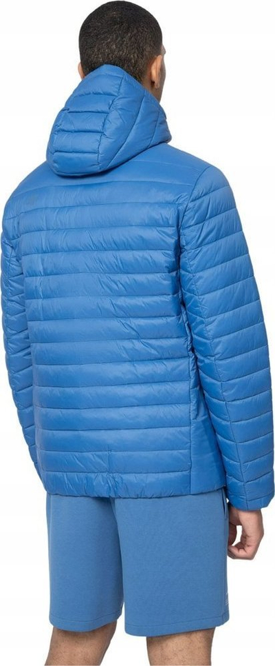 Xhaketë për burra 4F 4FSS23TDJAM085, e lehtë, me kapuç, blu