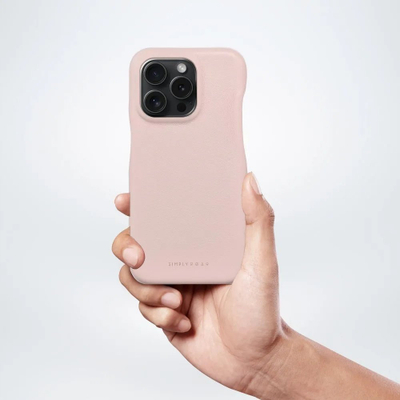 Kapak telefoni Roar LOOK për iPhone 14 Pro Max, lëkurë ekologjike, rozë e çelët