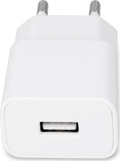 Karikues për iPhone Maxlife MXTC-01, 2.1A, kabllo 1m Lightning, i bardhë