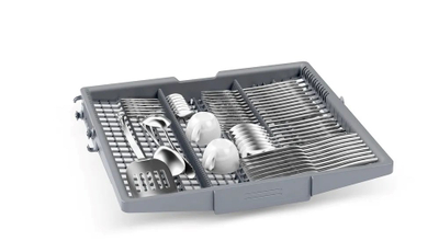 Lavastovilje e integruar Bosch Series 4 SMI4EVS04E, 60cm, 13 sete, e bardhë argjendi
