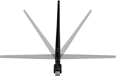 Kartelë e jashtme e rrjetit LogiLink WL0246, Wi-Fi 5, 1200 Mbps, e zezë