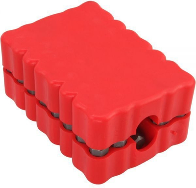 Set bitash InLine 43034, 33 copë, mbajtës magnetik 6.35 mm, i kuq