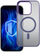 Mbulesë telefoni 3MK Frosty MagCase për iPhone 17 Pro, kompatibile MagSafe, vjollcë