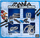Set puzzle metalike Mania Ball, 4 copë, nivele të ndryshme, blu