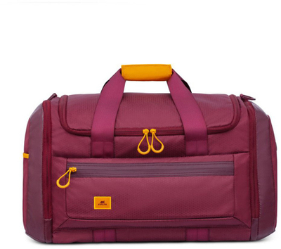 Çantë udhëtimi Riva Dijon 35L, 35L, e kuqe burgundy me të verdhë
