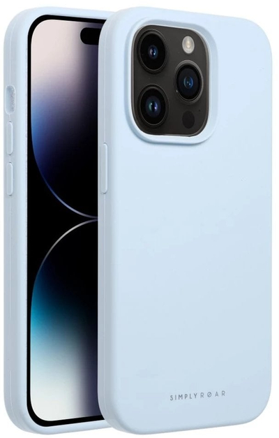 Mbulesë telefoni Roar Cloud Skin për iPhone 17, silikon, Light Blue