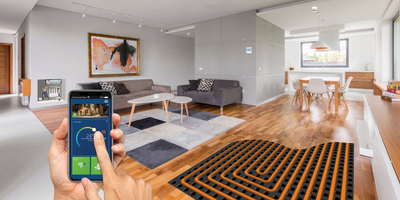 Termostat muror Salus Ultra-thin, OpenTherm, 230V, i bardhë