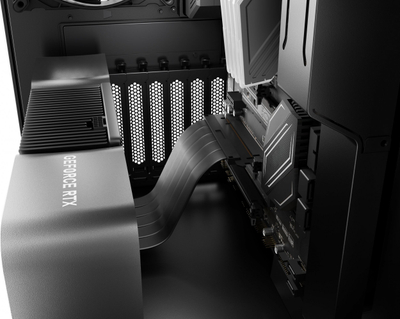 Mbajtëse vertikale grafike be quiet! BGA12 Riser Cable, PCIe 4.0, e zezë
