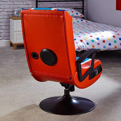 Karrige për lojëra X Rocker Nintendo Super Mario, e kuqe