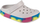 Sandale për kalamaj Crocs Off Court Glitter Band Kids Clog Jr 209714, taban me shkëlqim, shumëngjyrëshe, të bardha